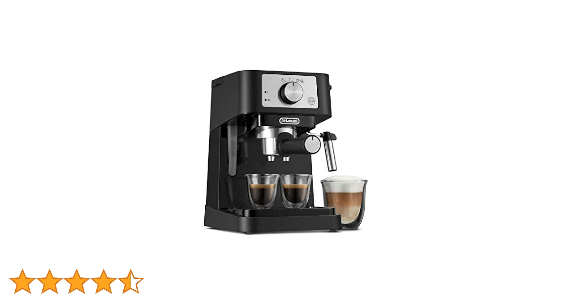 DeLonghi エスプレッソマシン 黒 Amazon | De'Longhi Stilosa EC260BK - Cafetera Tipo Barista